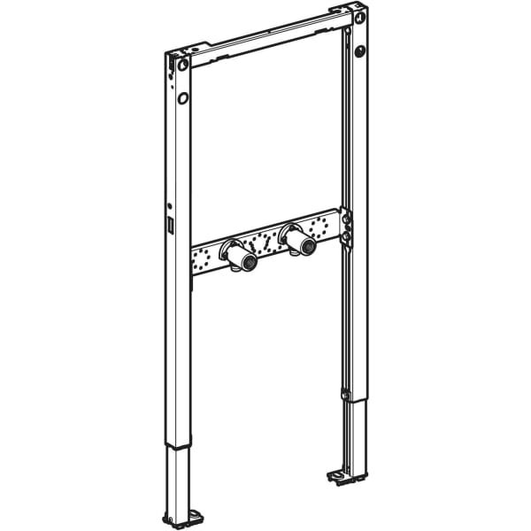Geberit Duofix Element f. Dusche und BW 98-112 cm, Wandarmatur AP