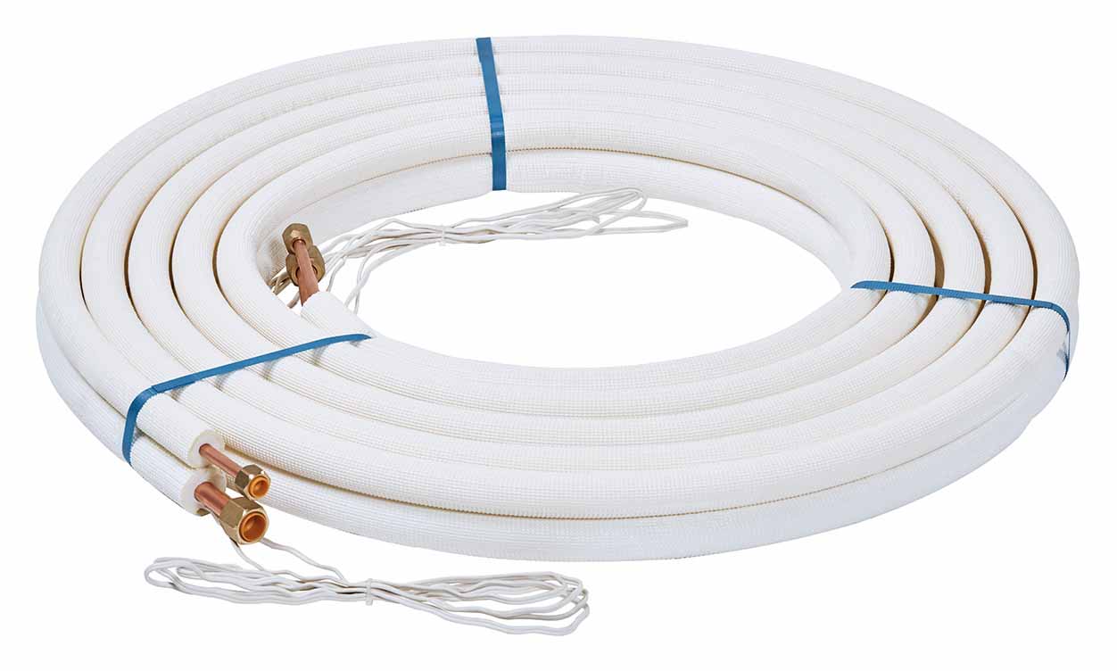 Vaillant Kältemittelleitung 2in1 m. eBUS 3/8" 5/8"VWL 75/5 AS - VWL 125/5 AS, 10m