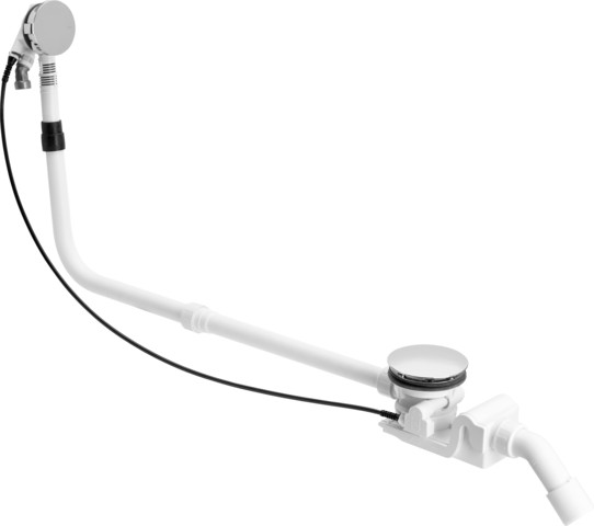 Viega Ab-und Überlauf Rotaplex Trio 6141.70 in 1070mmxDN40/50 verchromt
