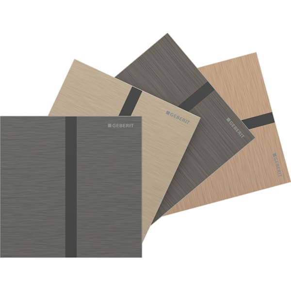 Geberit Typ 40 Abdeckplatte, eckig UR-Strg. IR, kundenspez., galvanisiert