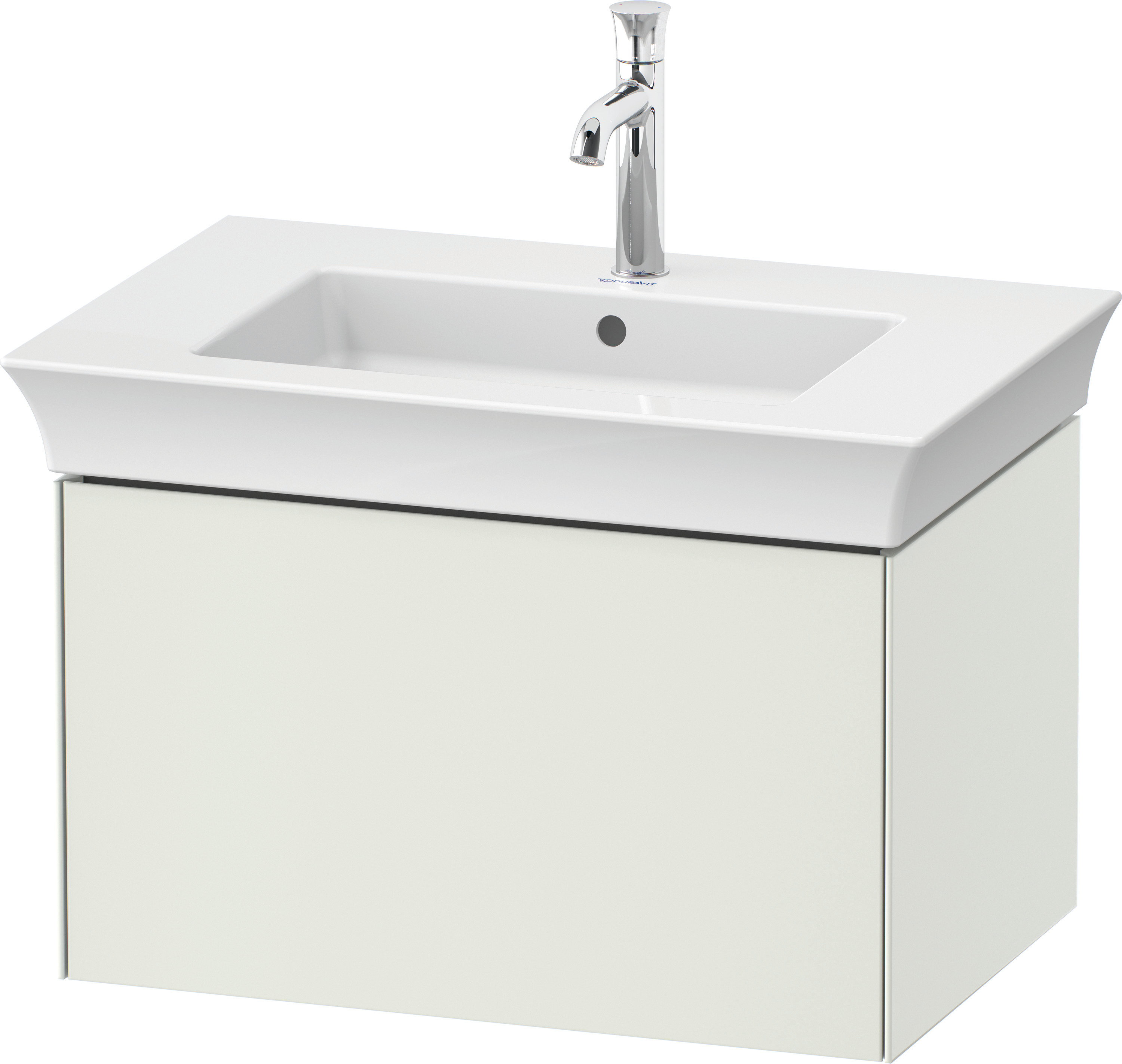 Duravit WTU White Tulip wandh.,1 Auszug 410x684x458mm, Weiß Seidenmatt