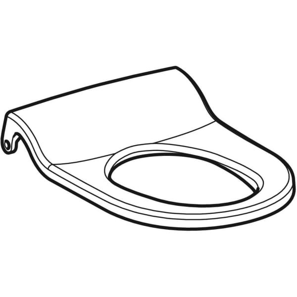 Geberit WC-Sitzring f. Geberit AquaClean (bis Baujahr 2018), weiß-alpin