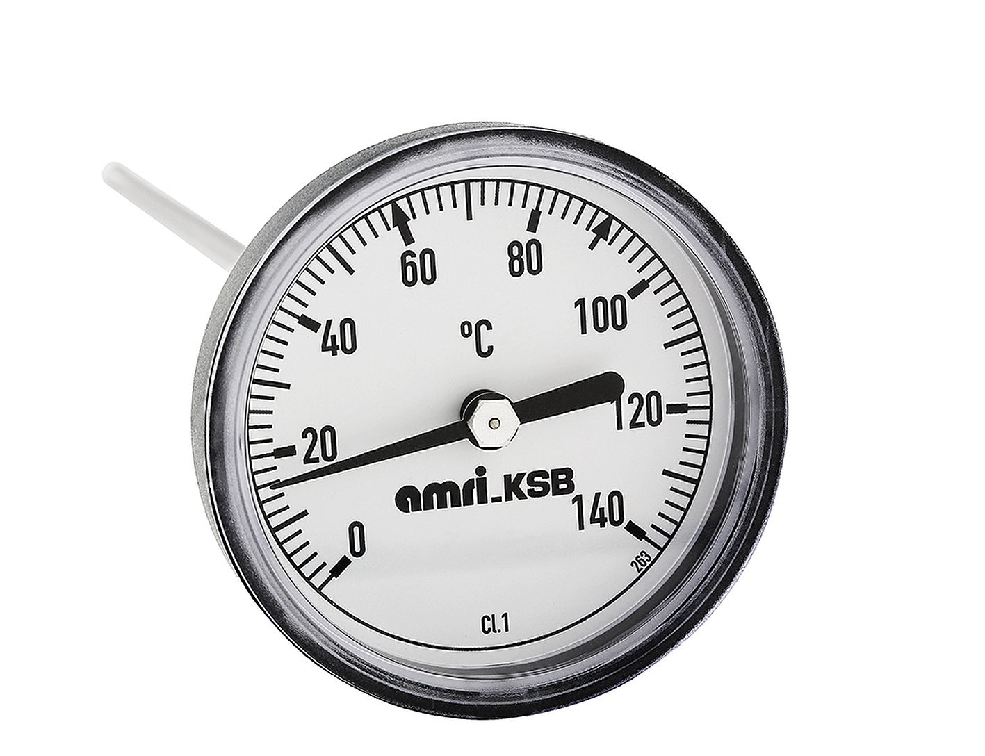 KSB Thermometer für KSB-BOAX-S/SF mit Rastenhandhebel, DN 40 - 50, Heizung KSB Thermometer für KSB-BOAX-S/SF mit Rastenhandhebel, DN 40 - 50, Heizung