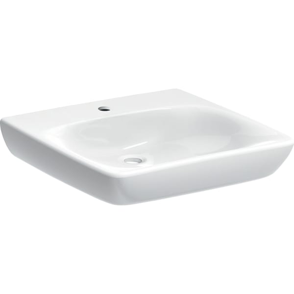 Geberit Renova Comfort WT barrierefrei 55x55cm, m. Hl., o. Ül., weiß, KeraTect