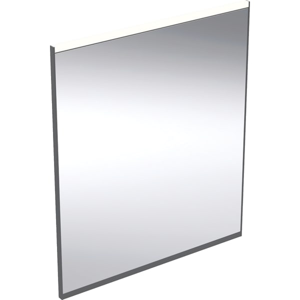 Geberit Option Plus LSP, eckig, direkte Bel. u. ind. Bel., 60x70x3,5cm, swm/alu elox