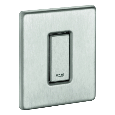 GROHE Abdeckplatte 42377 mit Drucktaste edelstahl GROHE Abdeckplatte 42377 mit Drucktaste edelstahl