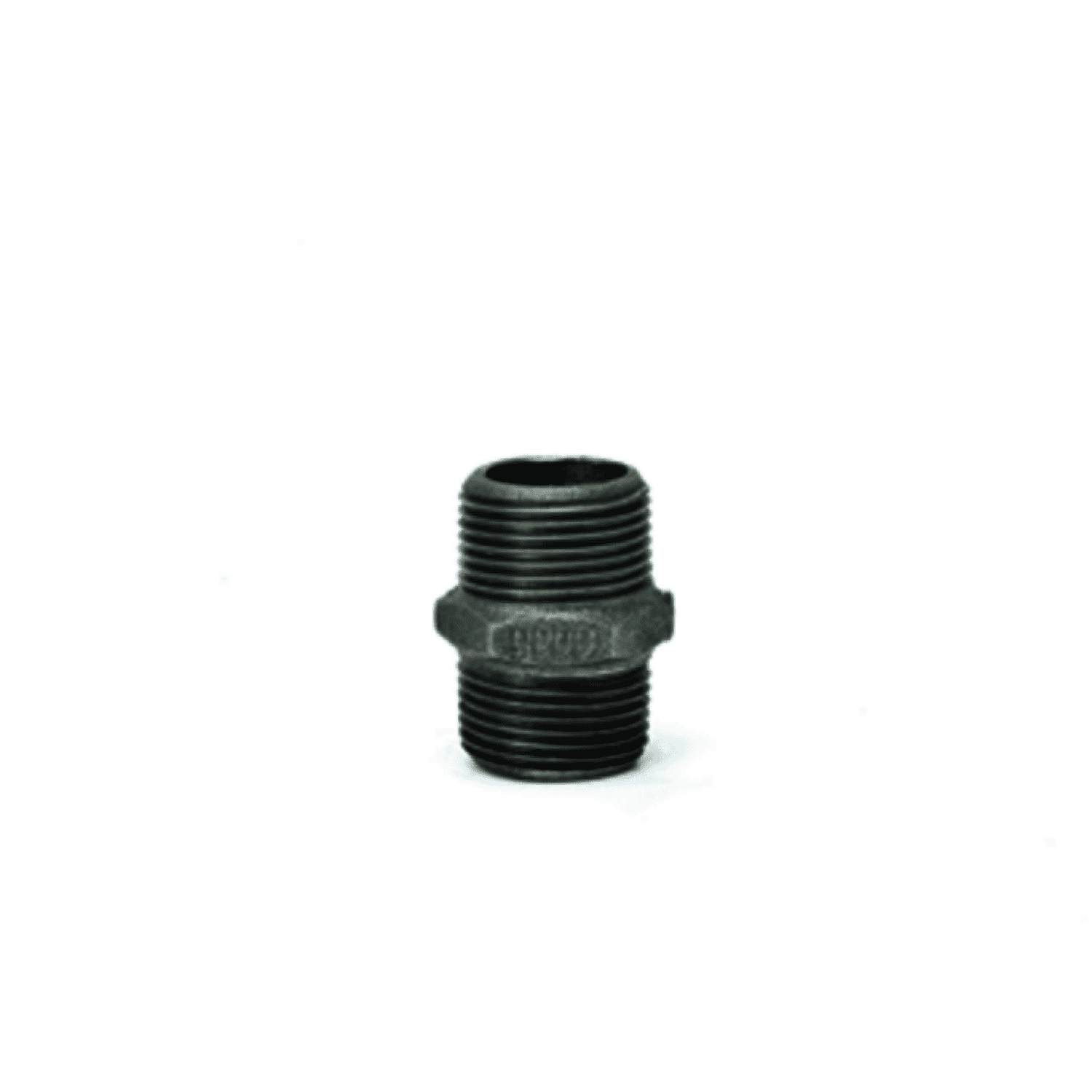 gebofittings Temperguss Gewindefittings 280 - Doppelnippel 1/2", schwarz gebofittings Temperguss Gewindefittings 280 - Doppelnippel 1/2", schwarz
