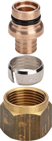 Viega Verschraubung Sanfix 2019 in 16mm Rotguss Viega Verschraubung Sanfix 2019 in 16mm Rotguss