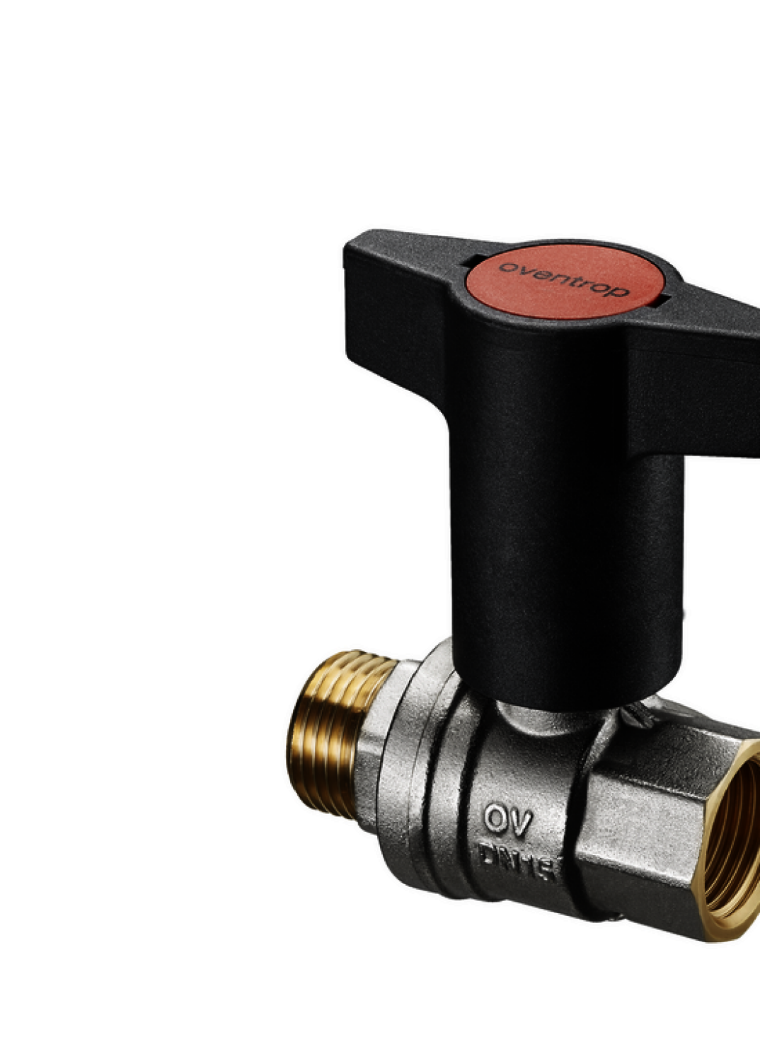OVENTROP-Kugelhahn "Optibal",Knebelgriff DN32, 1 1/4"IG, 1 1/4"AG, PN16, Ms OVENTROP-Kugelhahn "Optibal",Knebelgriff DN32, 1 1/4"IG, 1 1/4"AG, PN16, Ms