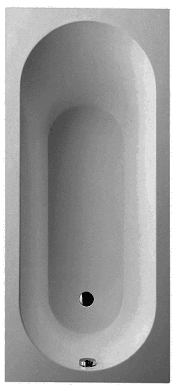 VB Badewanne Oberon 1700x750x475mm Solo Rechteck Weiß Alpin