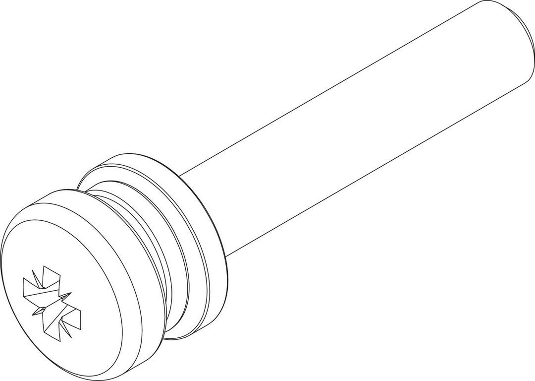 BOSCH Ersatzteil TTNR: 87161064520 Schraube M5x30 + Unterlegscheibe