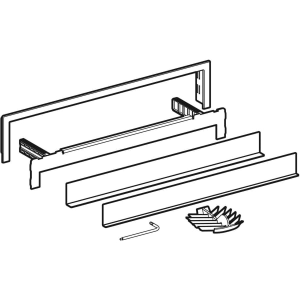 Geberit Fertigbauset für CleanWall Wandablauf befliesbar mehrteilig