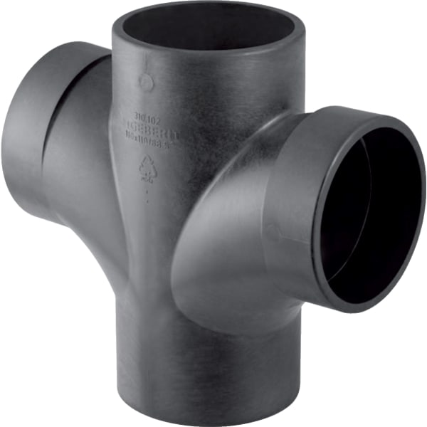 Geberit Silent-db20 Bogenabzweig 88,5Gr zweifach d110/110