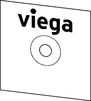 Viega Abdichtungsmanschette 9121.2 für Bedienelement Dusche