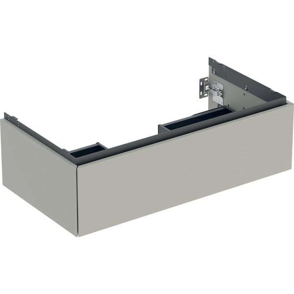 Geberit ONE Unterschrank für WT/-Platte 1 Schubl., 88,8x26,6x47cm, greige matt