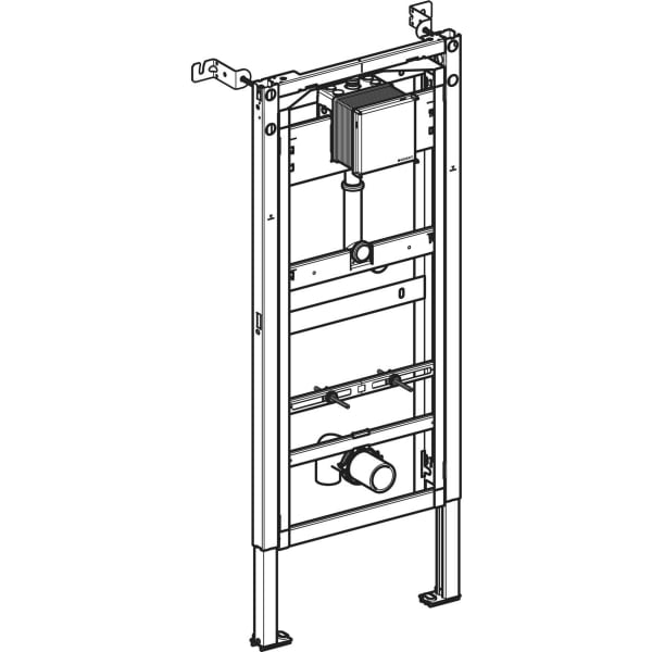 Geberit DuofixBasic Element f. Urinal, 130 cm universell, für Basic Urinal-Strg.