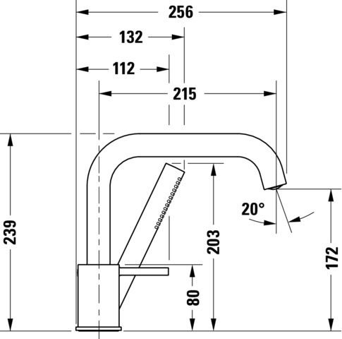 DU Circle 3-Loch Wannenarmatur Kermikmischsystem, Chrom HG