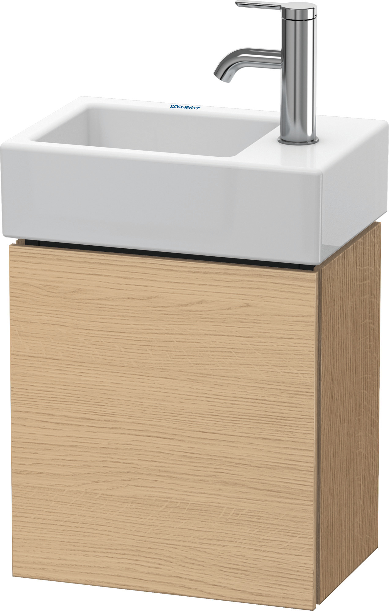 Duravit WT-Unterbau L-Cube, 1 Tür, TA links 400x364x241mm, Eiche Natur