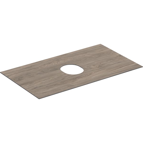 Geberit VariForm Abdeckplatte für US f. AS-WT mit einer Schublade B=90cm, Nussbaum
