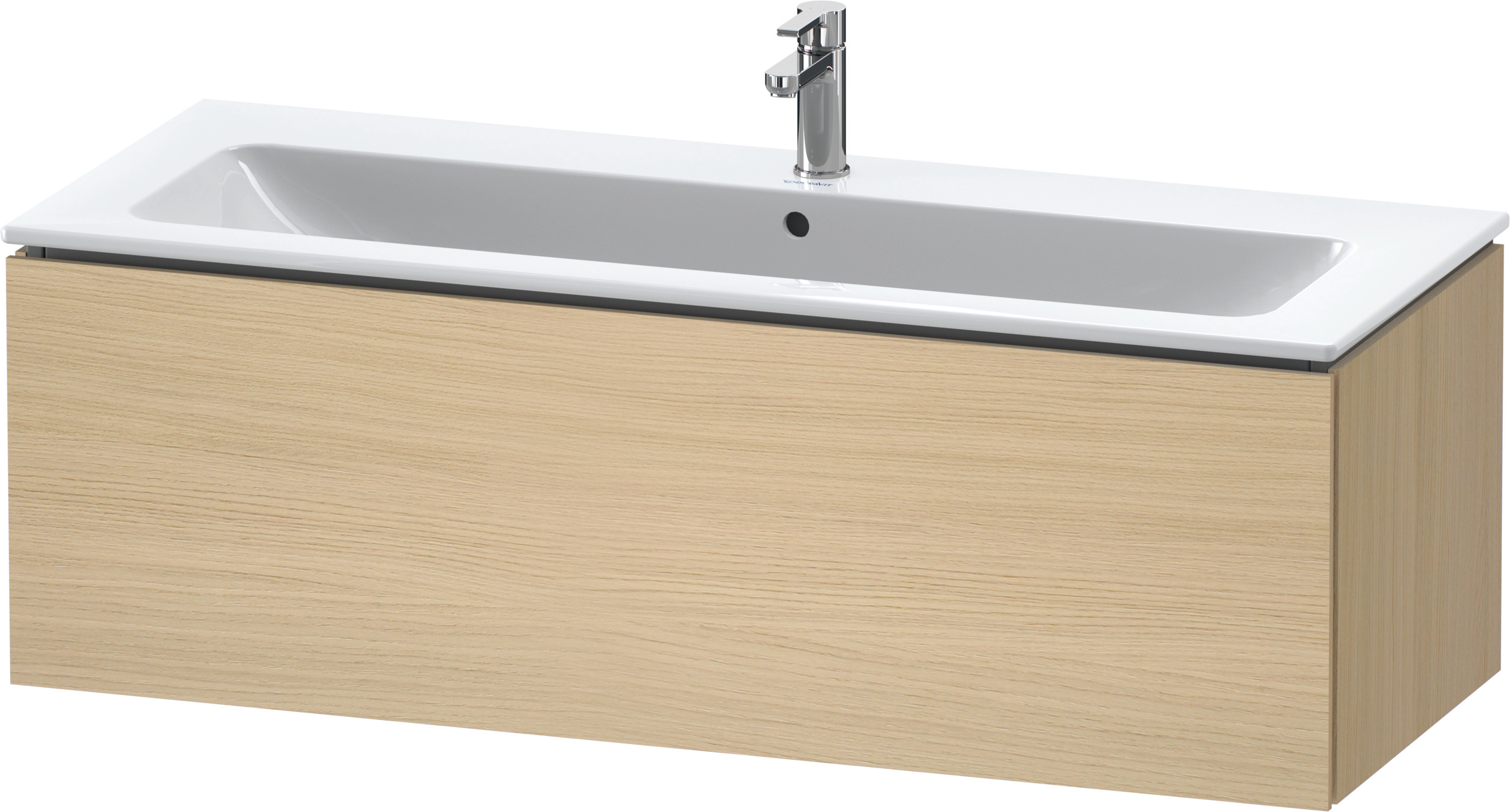 Duravit WTU wandh. L-Cube 481x1220x400mm 1 Auszug, f.233612, mediterrane eiche