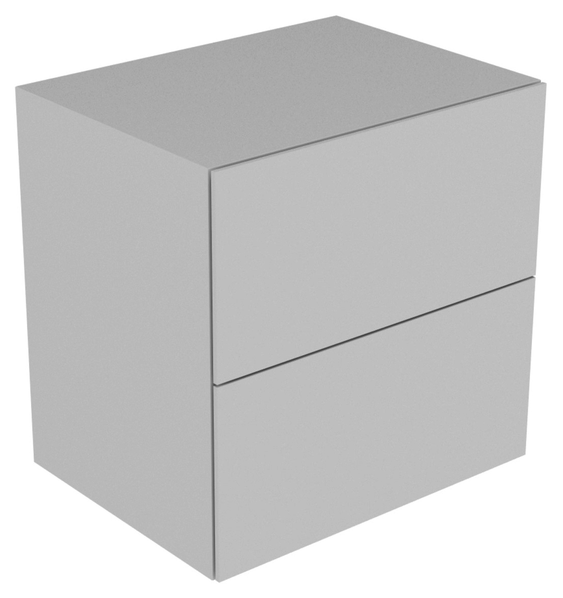 KEUCO Sideboard Edition 11 31323, 2 Auszüge weiß/Glas weiß