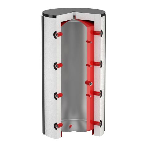 Flamco Pufferspeicher Flextherm PS 300 L außen pulverbeschichtet, innen unbesch.