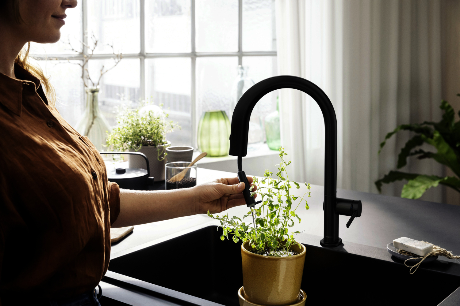 Hansgrohe FilterSystem 210 Aqittura M91 Ausziehausl.1jet sBox Starter Set MSW