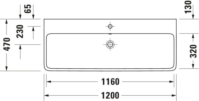 DU Qatego WT 1200mm mit HLB, HL 1,mit ÜL,Weiß HG