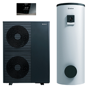 Vaillant Paket 4.3324 aroTHERM plus /8.1 VWL 105/8.1 A 400V mit VIH RW 300/3 BR