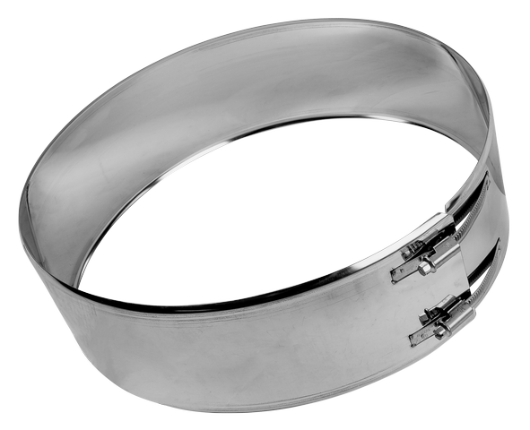 Wolf Klemmband DN300 für Luft-/Abgasrohr an der Fassade Wolf Klemmband DN300 für Luft-/Abgasrohr an der Fassade