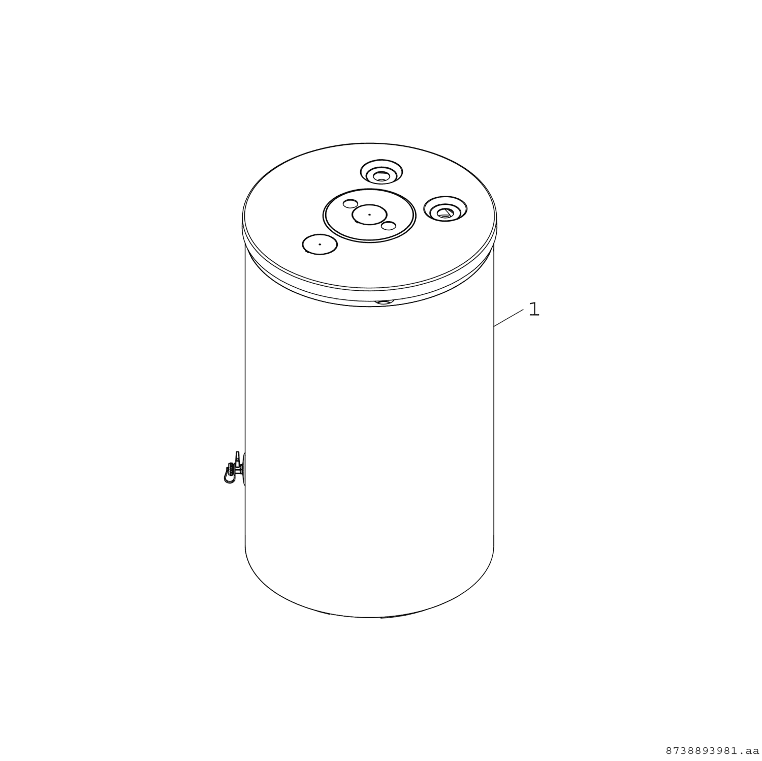 BOSCH Edelstahlspei. STORA SW 120 O 1 A 962x600, 112 L, silber/schwarz