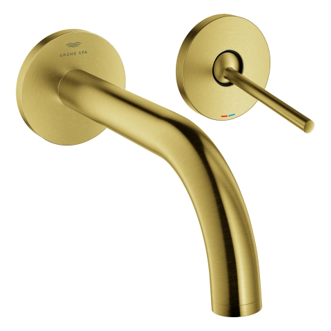 GROHE 2-L-WT-Wandbatterie Atrio 29410 FMS Ausladung 185mm cool sunrise geb.