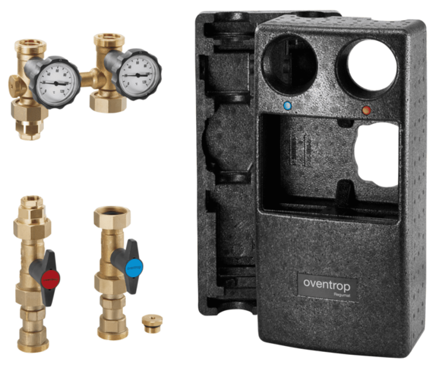 OVENTROP-Station Regumat S-180 WMZ DN 25, ohne Pumpe