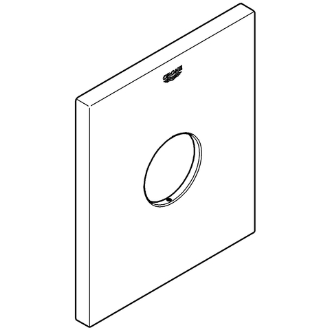 GROHE Rosette 46613 moon white