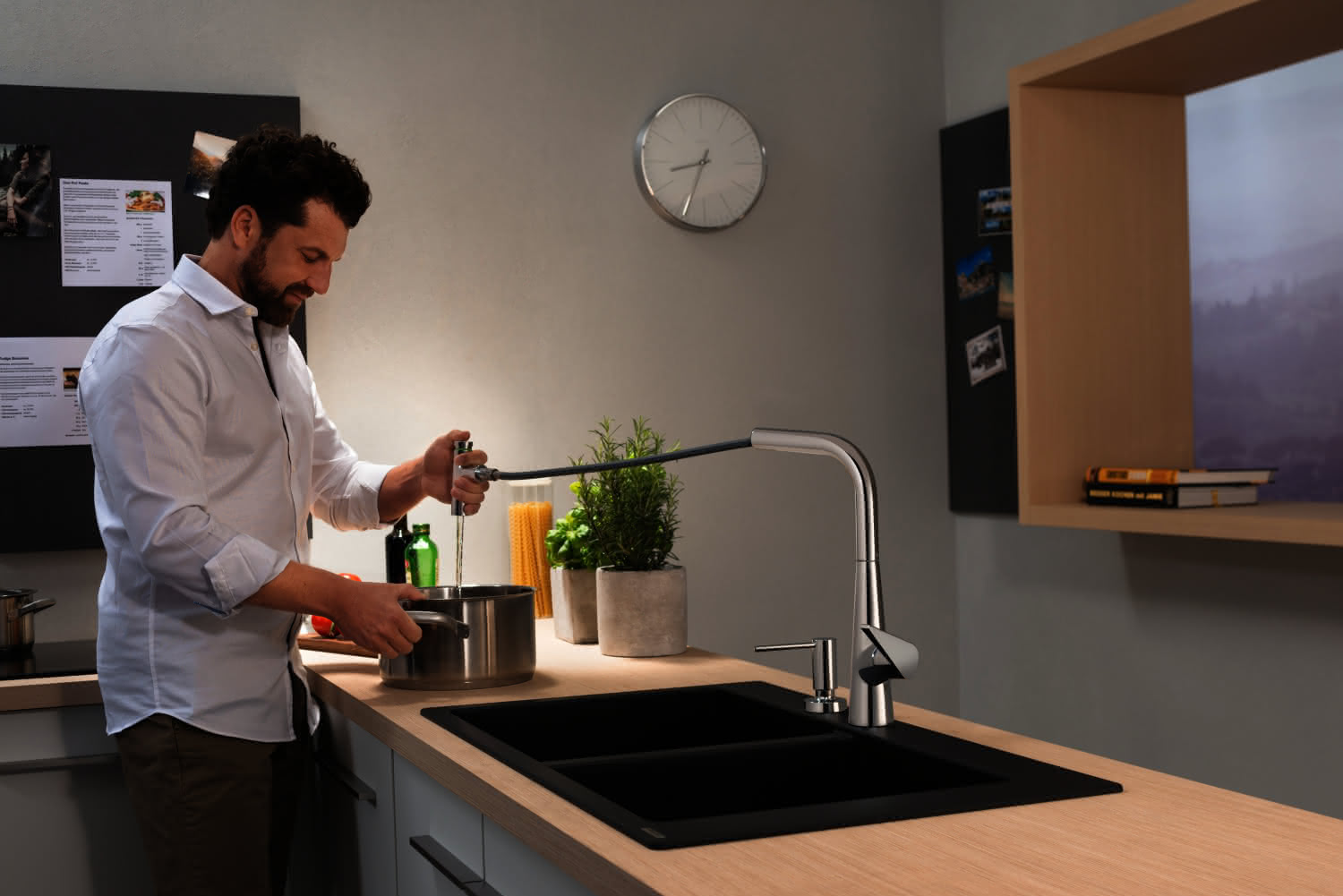 Hansgrohe Spültischmischer 300 Talis Select M51 Ausziehbrause 2jet sBox chrom