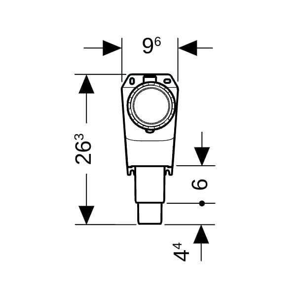Geberit HS01 Hygienespülung, d50