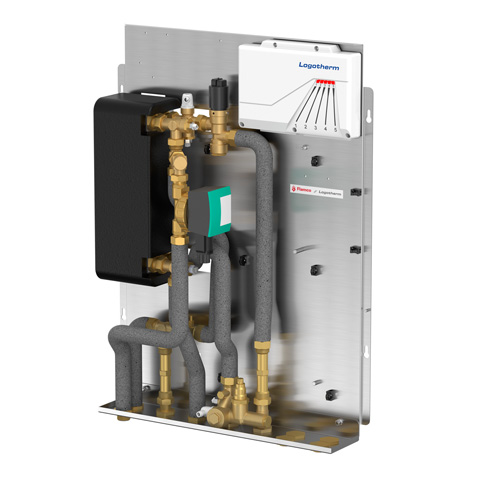 Flamco LogomaticG2 4RS L-Line DHWC-CU-FS Unter oder Aufputz, Kupfer, Zirkulation Flamco LogomaticG2 4RS L-Line DHWC-CU-FS Unter oder Aufputz, Kupfer, Zirkulation