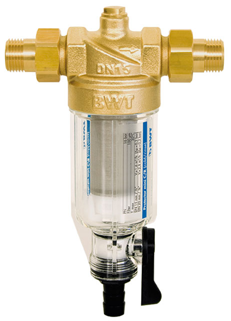BWT Filter Protector Mini C/R 1/2" kompakter Ausspülfilter, PN 16