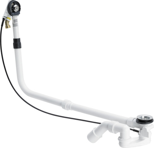Viega Ab-und Überlauf Multiplex Trio 6161.72 in 1070mmxDN40/50 verchromt