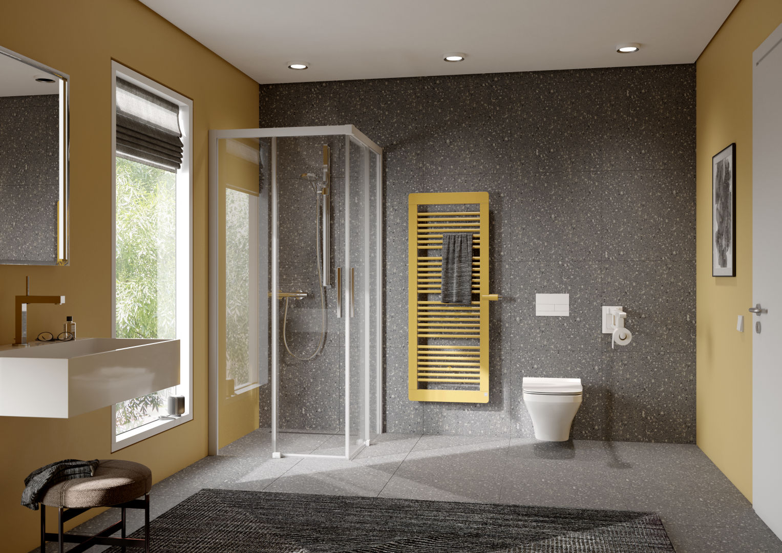Kermi Credo plus BH1733x33x550mm QN851, weiß, rechts
