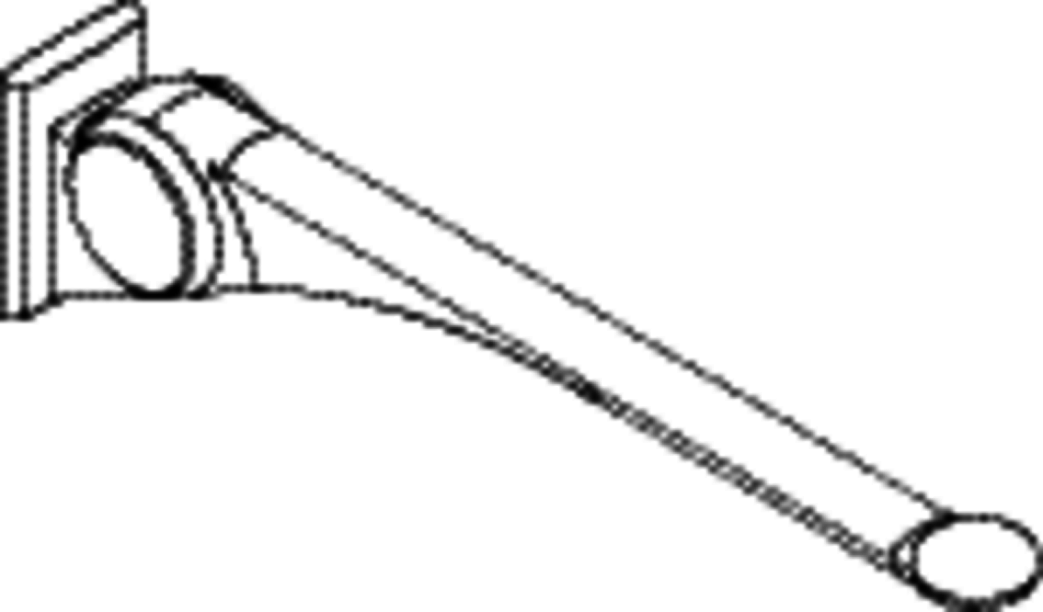 HEWI Stützklappgriff Premium,900 mm weiß hochgl.- weiß matt