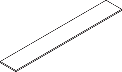 HEWI Glasplatte, f. Ablage 100.03.10045
