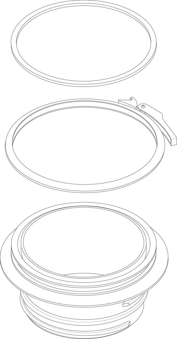 BOSCH Ersatzteil TTNR: 8738805002 RLU-Adapter DN110 everp