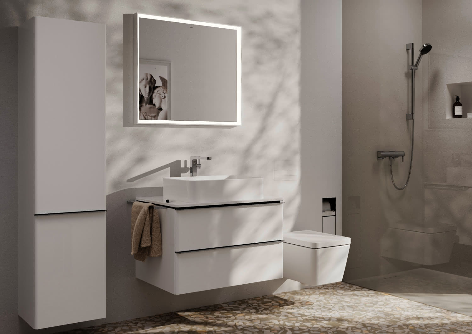 Hansgrohe WTM 240 Tecturis E Fine CoolStart ohne Ablaufgarnitur chrom
