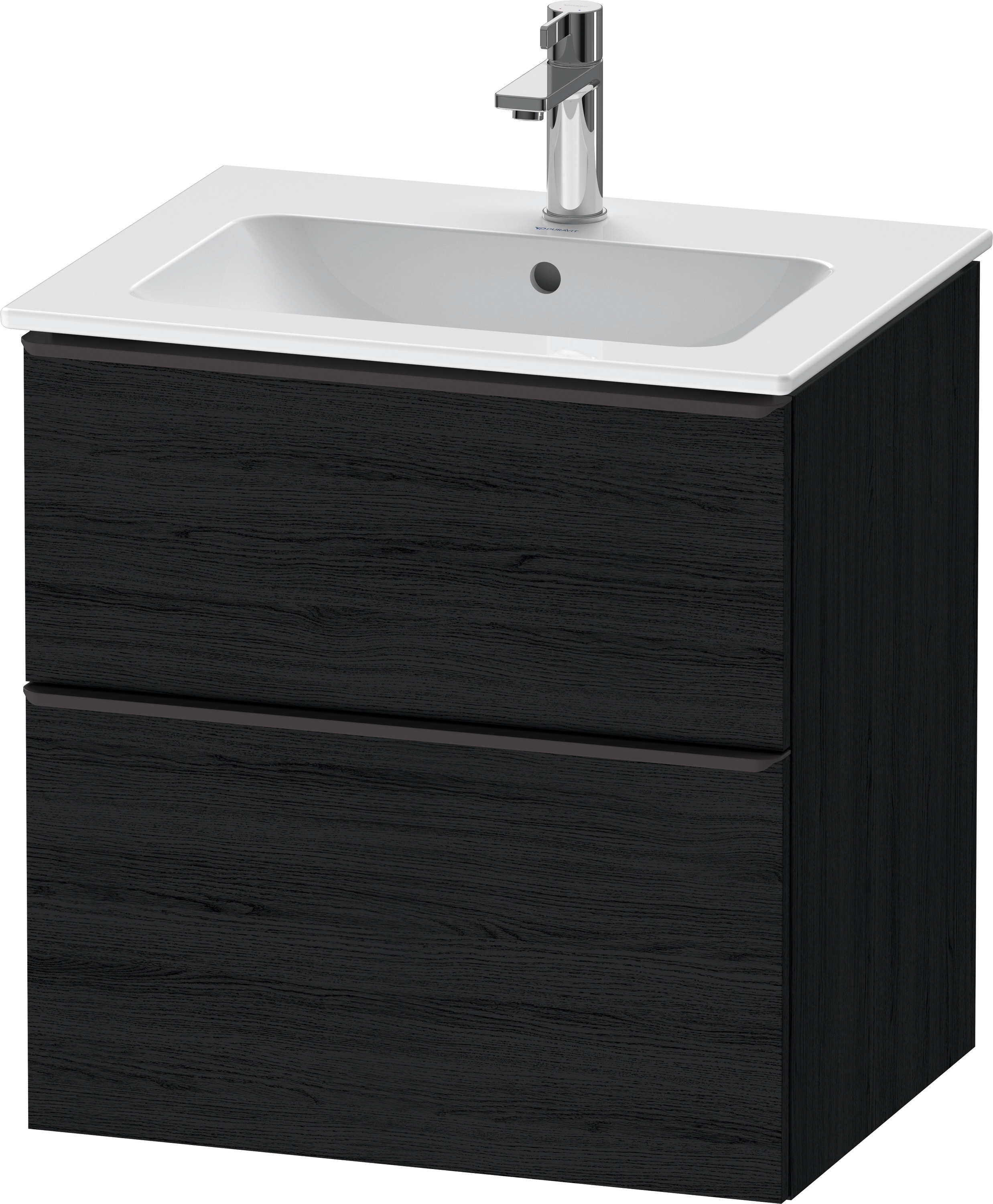 Duravit D-Neo WTU,Ausz:1,Schubk:1,GR:Dia.Schw 610x462x625mm,Wdh,Eiche Schwrz.Matt,Dek