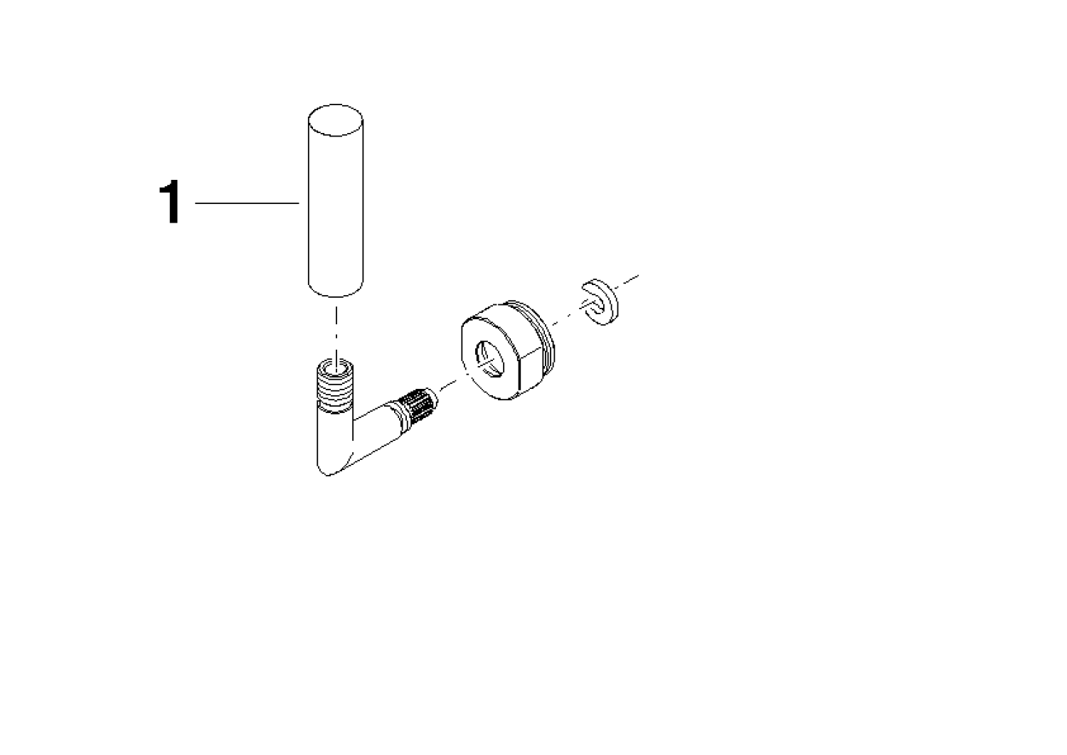 DO Umstellung ERSATZTEILE 90182002500 23 x 85 x 48 mm Chrom