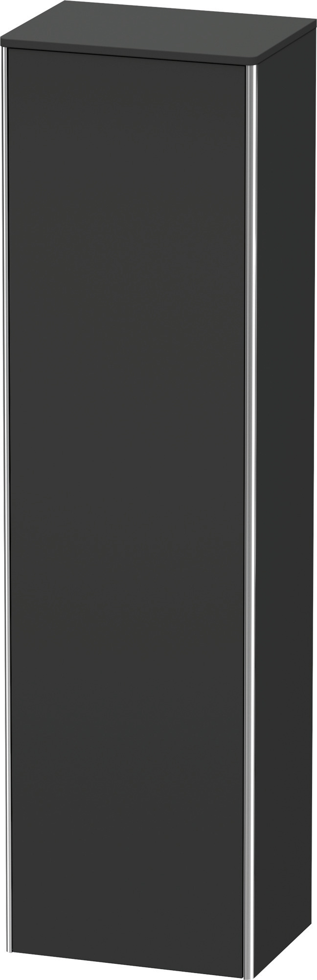Duravit Hochschrank XSquare, wandh., TA li. 1776x500x356mm, Graphit Supermatt
