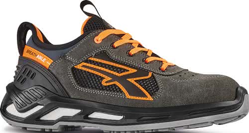 Sicherheitsschuh Ryder Gr.45 grau/orange S1P SRC ESD EN20345 Leder U.POWER Sicherheitsschuh Ryder Gr.45 grau/orange S1P SRC ESD EN20345 Leder U.POWER