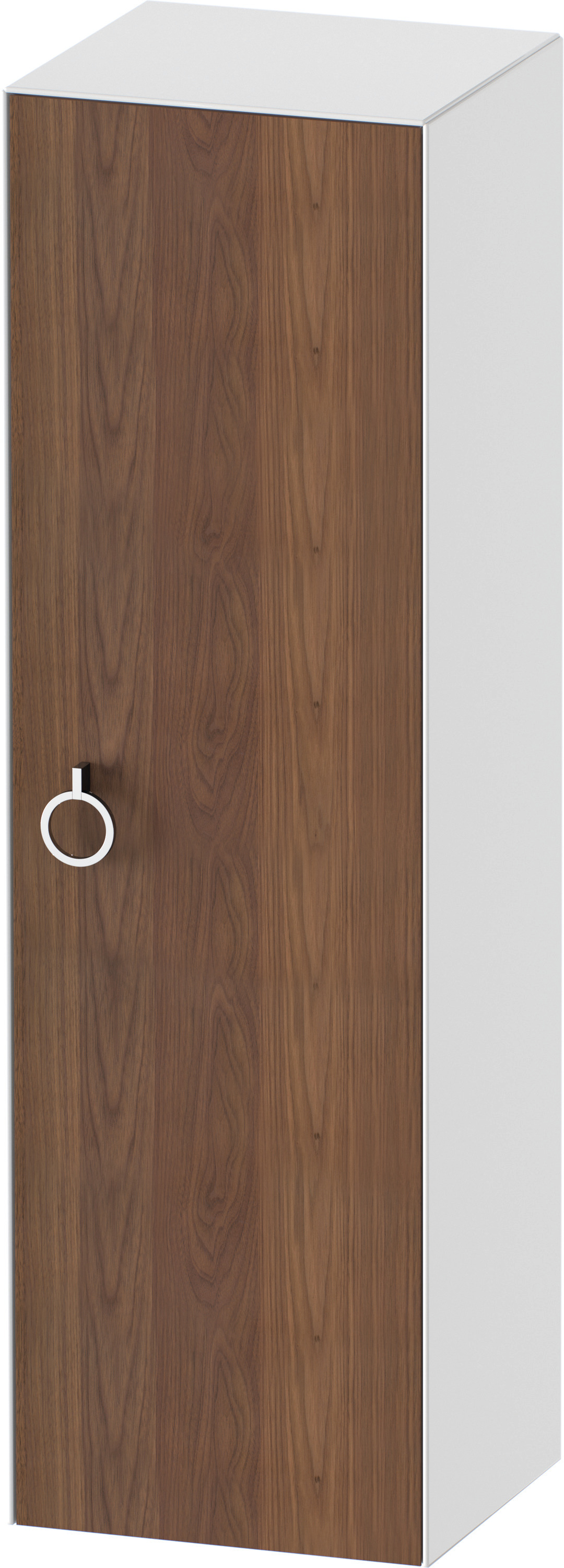 Duravit Halbhochschrank White Tulip,m.Griff TA r,1320x400x360,A.Nussb.M./Weiß HGL