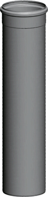 Wolf Luftrohr DN125 einwandig 1000 mm, weiß, aus PP Wolf Luftrohr DN125 einwandig 1000 mm, weiß, aus PP